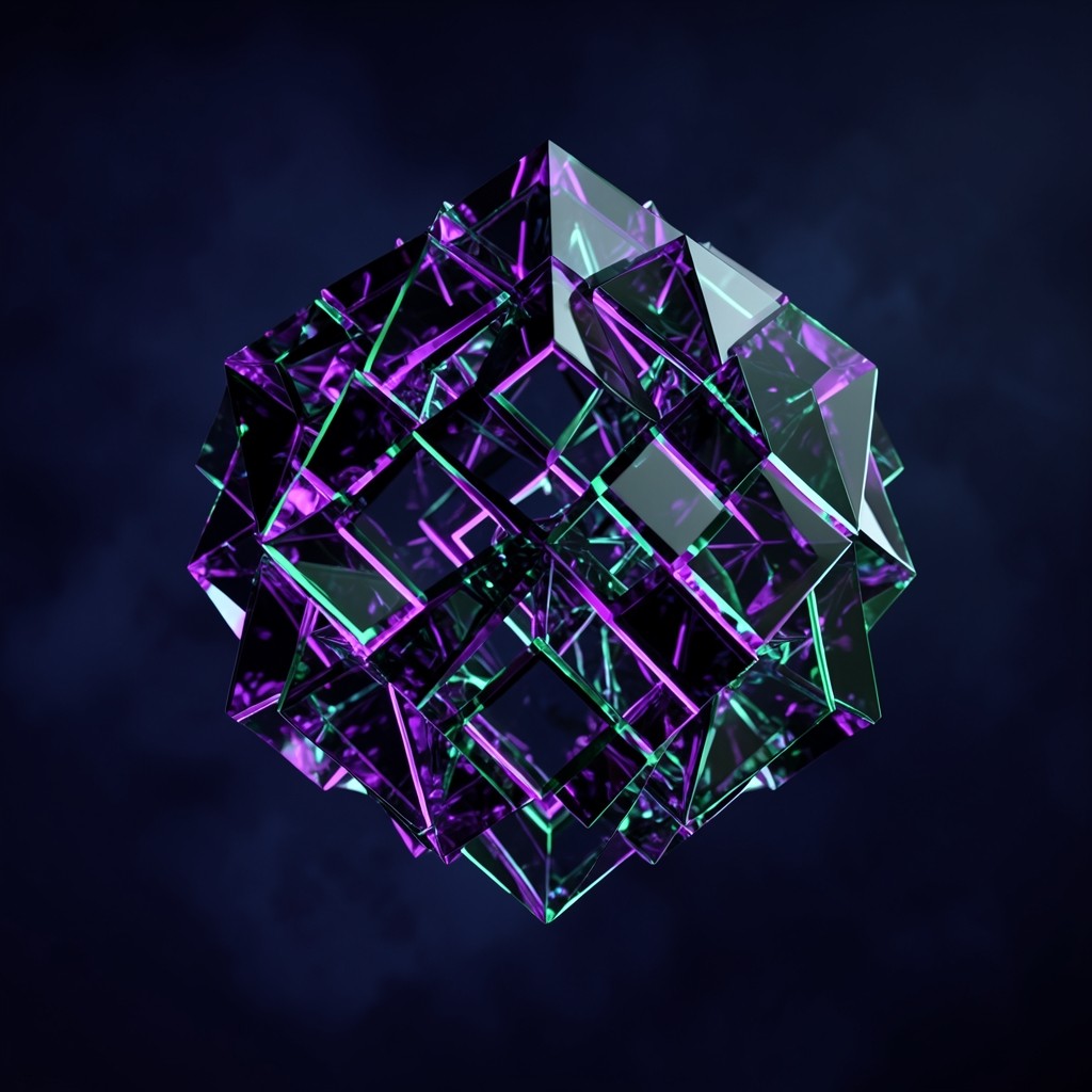 Geometric crystalline dictionary representing technical terminology